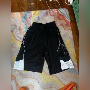 Under Armour Black and White Men's Athletic Shorts